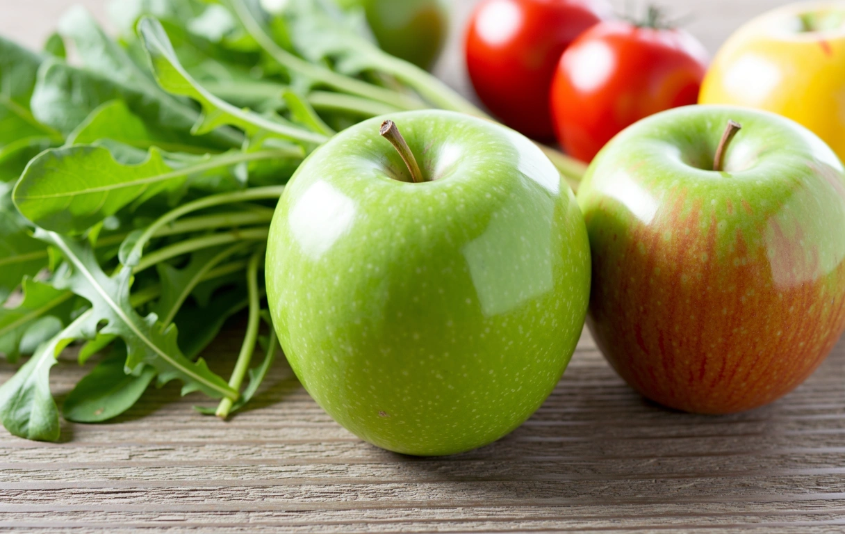 Fresh fruits and vegetables representing healthy nutrition